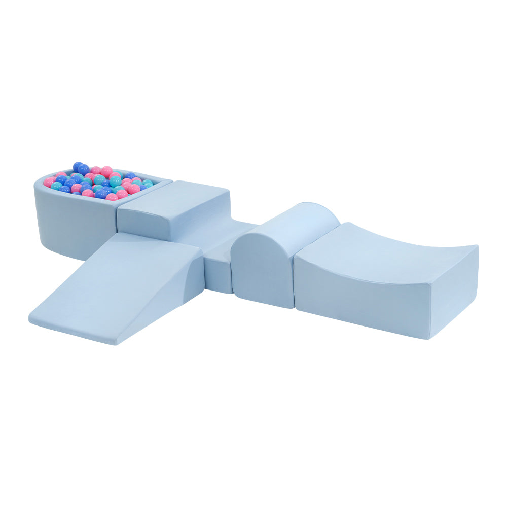 Playpals Kids Climb Crawl Foam Play Set 5PC Blue