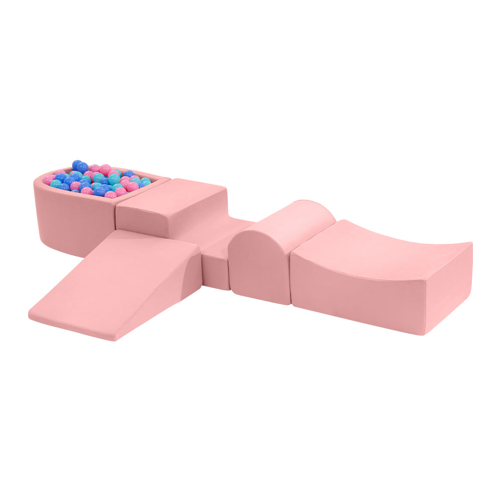Playpals Kids Climb Crawl Foam Play Set 5PC Pink