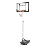 ProPulse Kids Basketball Hoop Portable 1.5M-2.1M Height Adjustable - Low Angle