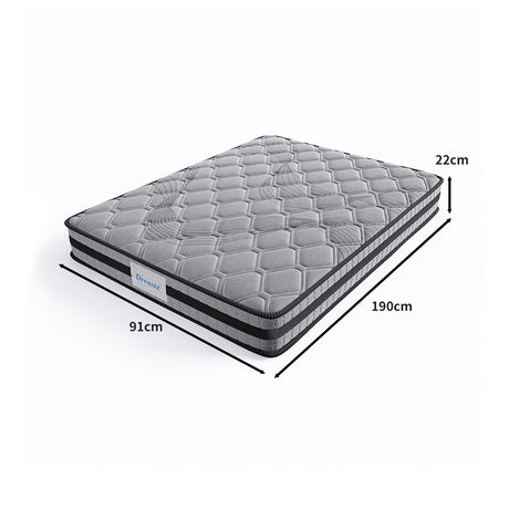 Dreamz Spring Mattress Bed Pocket Egg Single-1954802852132163586