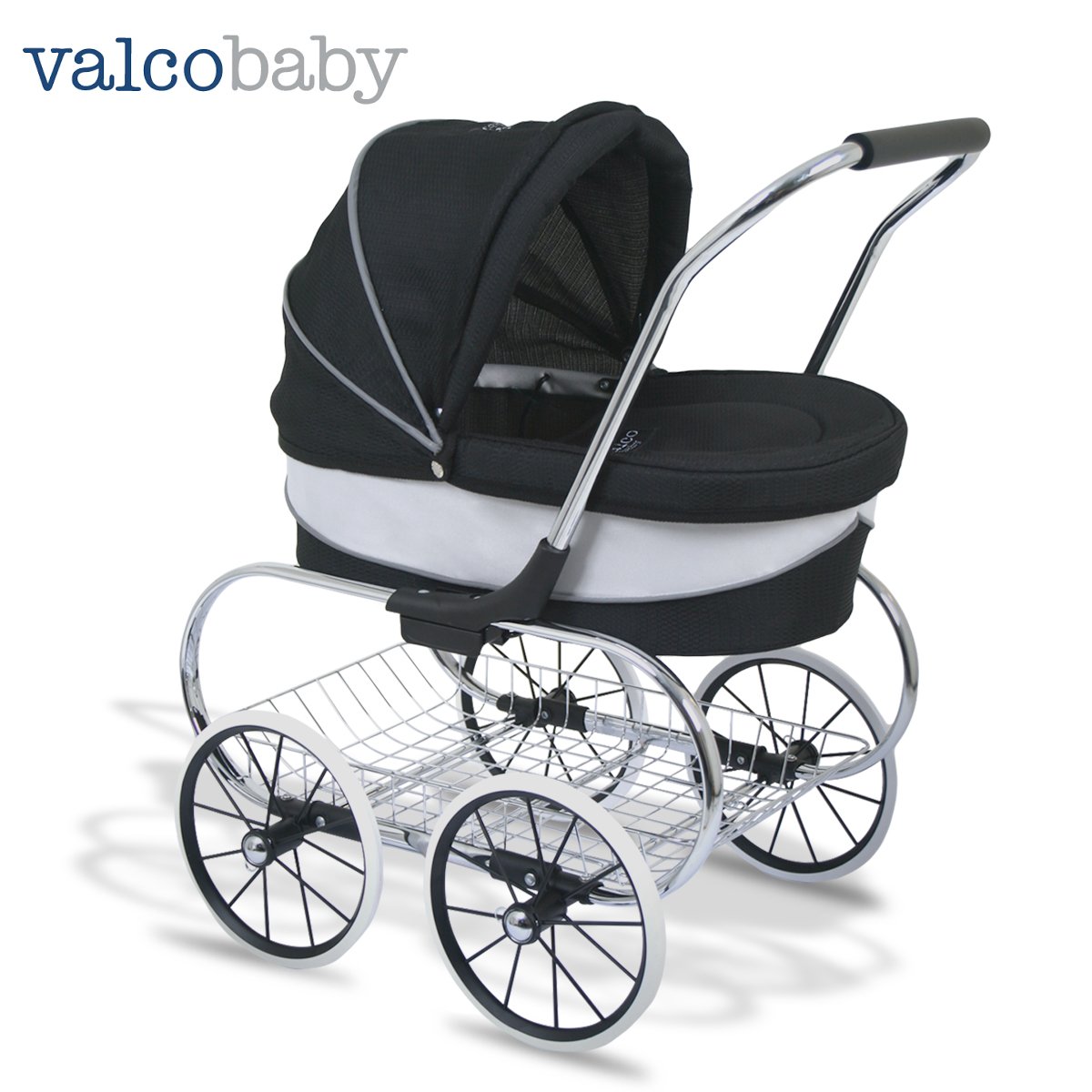 Valco Baby Princess Doll Stroller - Raven Black