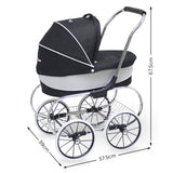 Valco Baby Princess Doll Stroller - Raven Black