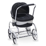 Valco Baby Princess Doll Stroller - Raven Black - Side View