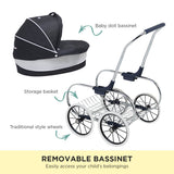 Valco Baby Princess Doll Stroller - Raven Black