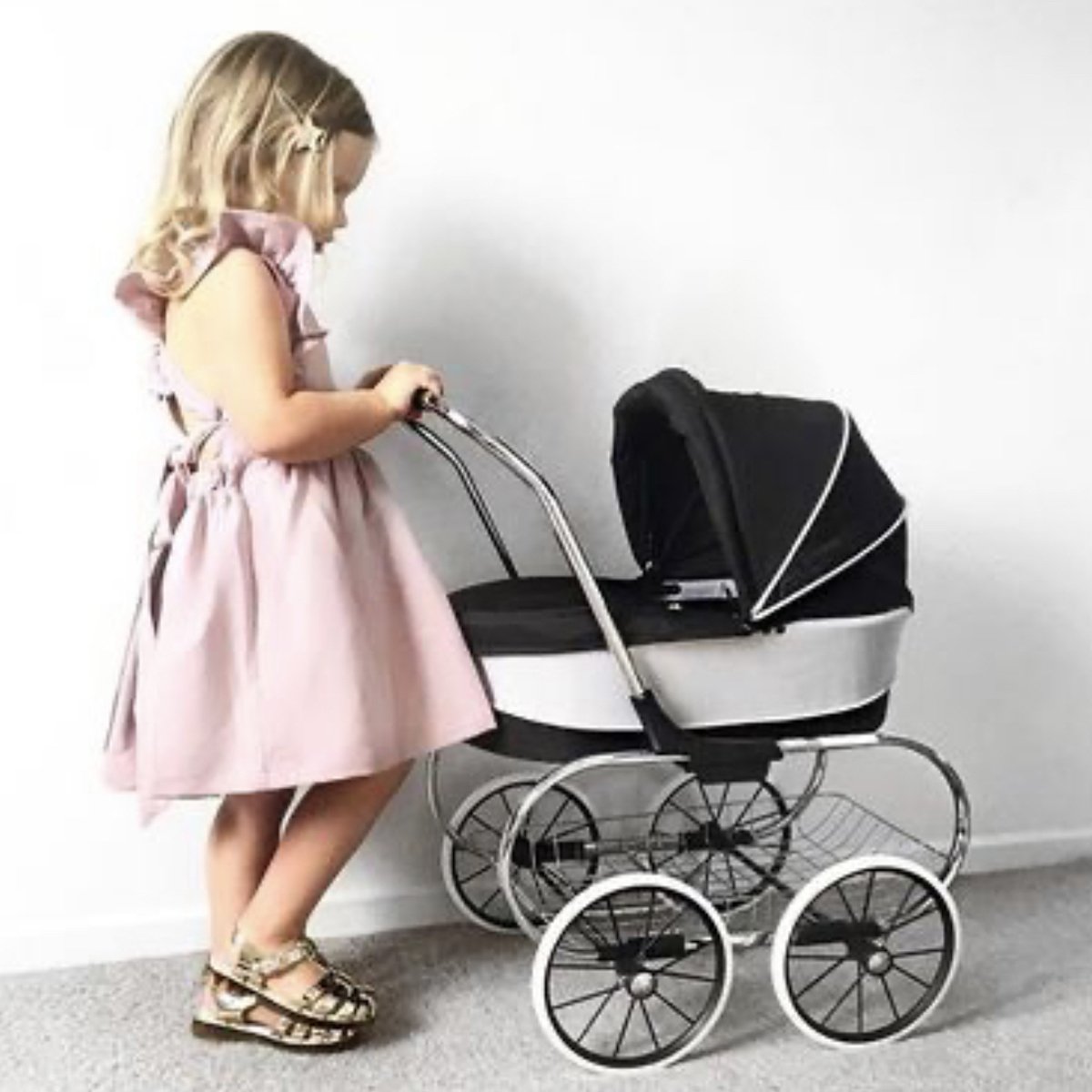 Valco Baby Princess Doll Stroller - Raven Black