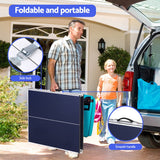 Everfit Table Tennis Ping Pong Table Portable Foldable Family Game Home Indoor - 45-Degree Angle