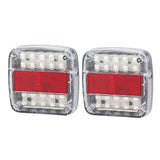 Giantz 26 LED Waterproof Tail Lights for Trucks and Trailers - Stop, Reverse, and Indicator Lights - Front View