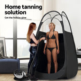 Premium HVLP 700W Spray Tan Machine - Sleek Black Design - Side View
