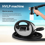 Premium HVLP 700W Spray Tan Machine - Sleek Black Design - Top-Down View