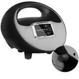 Premium HVLP 700W Spray Tan Machine - Sleek Black Design - Close-Up Angle