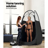 Alba Instant Glow HVLP Spray Tan System with Pop-Up Tent and Adjustable Spray Gun - Rear View