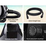 Professional HVLP Spray Tan Machine Kit - Black Sunless Tanning Gun System - 45-Degree Angle