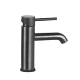 Cefito Bathroom Basin Mixer Tap Round Brass Faucet Vanity Laundry Black - Top-Down View