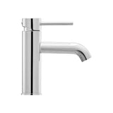 Cefito Bathroom Basin Mixer Tap Round Brass Faucet Vanity Laundry Chrome - Top-Down View