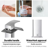 Cefito Bathroom Basin Mixer Tap Thin Tall Faucet Vanity Laundry Silver