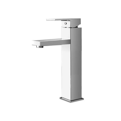 Cefito Bathroom Basin Mixer Tap Square Tall Faucet Vanity Laundry Chrome