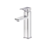 Cefito Bathroom Basin Mixer Tap Square Tall Faucet Vanity Laundry Chrome - Side View
