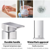 Cefito Bathroom Basin Mixer Tap Square Tall Faucet Vanity Laundry Chrome - Close-Up Angle