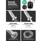 Cefito Kitchen Mixer Tap Pull Down 2 Modes Sink Faucet Basin Laundry Chrome - Rear View