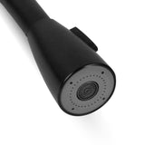 Cefito Kitchen Mixer Tap Pull Out 2 Mode Sink Faucet Basin Laundry Black - Close-Up Angle