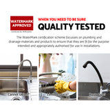 Cefito Kitchen Mixer Tap Mixer Rectangle Sink Faucet Basin Laundry Black - Top-Down View