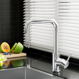 Cefito Kitchen Mixer Tap Mixer Rectangle Sink Faucet Basin Laundry Chrome - Low Angle