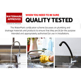 Cefito Kitchen Mixer Tap Mixer Round Sink Faucet Basin Laundry Chrome - Top-Down View