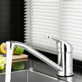 Cefito Kitchen Mixer Tap Mixer Long Spout Sink Faucet Basin Laundry Chrome - Low Angle