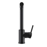 Cefito Kitchen Mixer Tap Pull Out Rectangle 2 Mode Sink Basin Faucet Swivel WELS Black - Side View