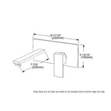 Cefito Bathroom Basin Mixer Tap Separate Faucet Vanity Laundry Chrome - Front View