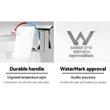 Cefito Bathroom Basin Mixer Tap Separate Faucet Vanity Laundry Chrome - Side View