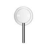 Cefito Basin Mixer Wall Tap Round Brass Faucet Shower Bathtub Chrome - Side View