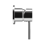 Cefito Basin Mixer Wall Tap Round Brass Faucet Shower Bathtub Chrome - Top-Down View