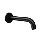 Cefito Bathroom Mixer Spout Wall Bath Tap Round Shower Bathtub Black - Side View