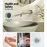 Cefito Bathroom Mixer Spout Wall Bath Tap Round Shower Bathtub Chrome - Rear View