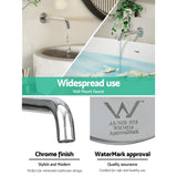 Cefito Bathroom Mixer Spout Wall Bath Tap Round Shower Bathtub Chrome - Close-Up Angle