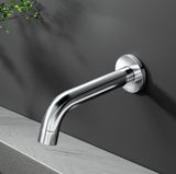Cefito Bathroom Mixer Spout Wall Bath Tap Round Shower Bathtub Chrome - Low Angle