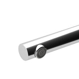Cefito Bathroom Mixer Spout Wall Bath Tap Round Swivel Bathtub Chrome - Side View