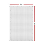 Instahut Tarp Tarpaulin 6x9m Canvas Heavy Duty Camping Cover Clear