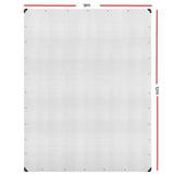 Instahut Tarp Tarpaulin 9x12m Canvas Heavy Duty Camping Cover Clear