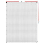 Instahut Tarp Tarpaulin 9x12m Canvas Heavy Duty Camping Cover Clear, image 2