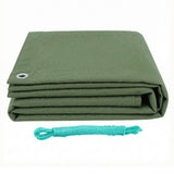 Instahut 4x6m Tarp Tarpaulin 600GSM Camping Canvas Heavy Duty Water Resistant