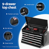 Giantz Tool Chest Trolley 12 Drawers Storage Cabinet Toolbox - Side View