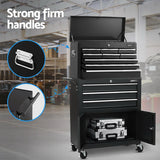 Giantz Tool Chest Trolley 12 Drawers Storage Cabinet Toolbox - Rear View