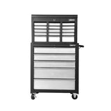 Giantz 14 Drawer Tool Box Cabinet Chest Mechanic Garage Storage Trolley Grey - Top-Down View