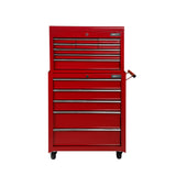 Giantz 14 Drawer Tool Box Cabinet Chest Mechanic Garage Storage Trolley Red - Top-Down View