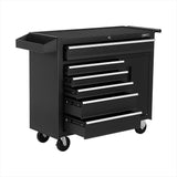 Giantz 6 Drawer Tool Box Chest Cabinet Toolbox Storage Garage Organiser Wheels - Side View