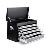 Giantz 9 Drawer Tool Box Cabinet Chest Toolbox Storage Garage Organiser Grey - Side View