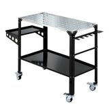 Giantz Welding Table Cart with Tool Storage 130KG Capacity Mobile Workstation - Front View
