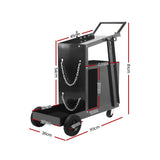 Giantz Welding Trolley Cart 4 Drawer MIG TIG ARC Welder Plasma Cutter - Front View